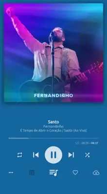 Gospel música sem internet android App screenshot 2